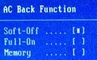 AC Back Function