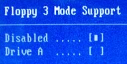 Floppy 3 Mode Support